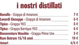 Distillati da noi selezionati